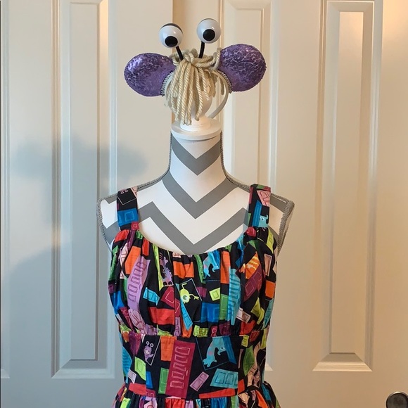 Gorgeous Monster’s Inc Dress Size L (fits like XL) - Picture 2 of 4